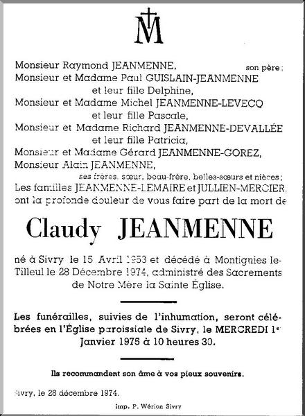 Jeanmenne-Claudy