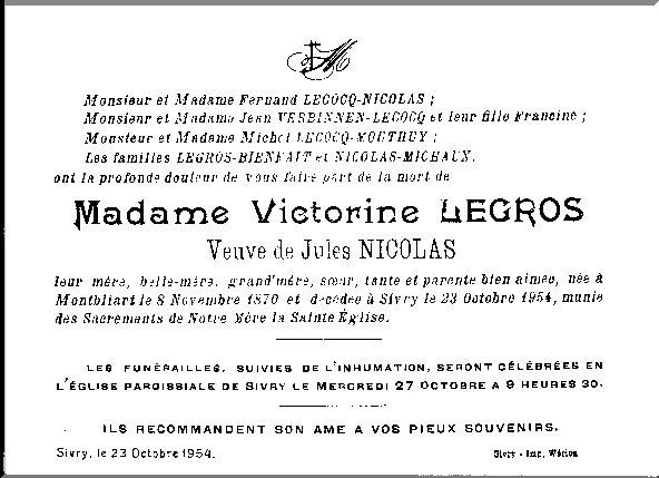 Legros-Victorine