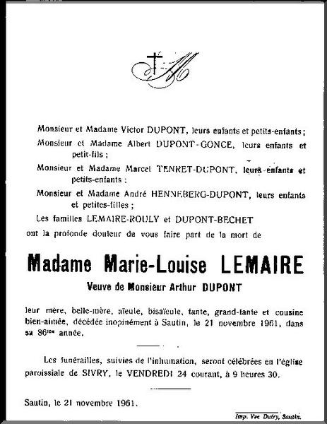 Lemaire-Marie Louise