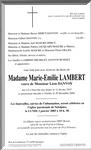 Lambert Marie Emilie