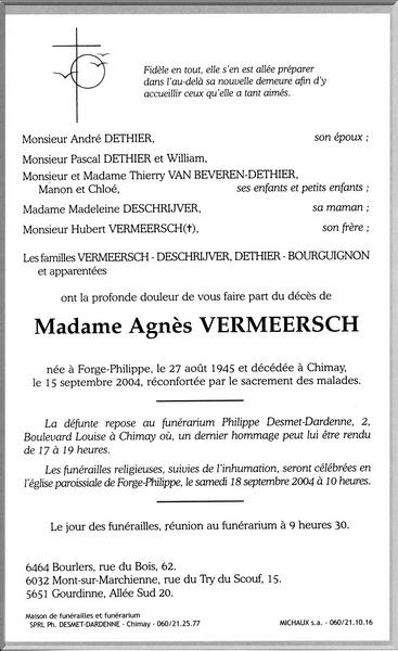 Vermeersch Agnès